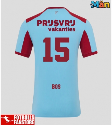 Feyenoord Jordan Bos #15 Tredje Tröja 2025-26 Kortärmad